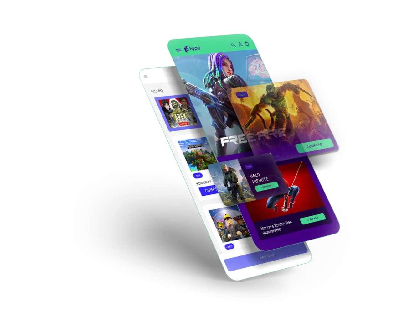 [Hype Games]<br />
is [Level Up's]<br />
distribution <br />
platform